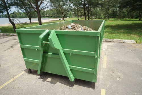 Professional waste management services in action